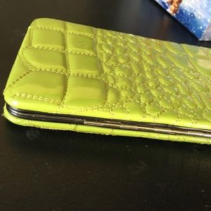 kristine Bags - KRISTINE lime green snap hard wallet kristine Bags - KRISTINE lime green snap hard wallet